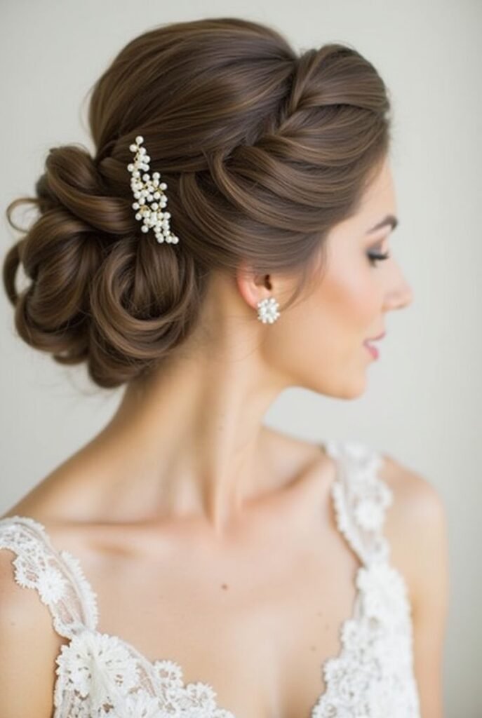 Classic Updos For Brides