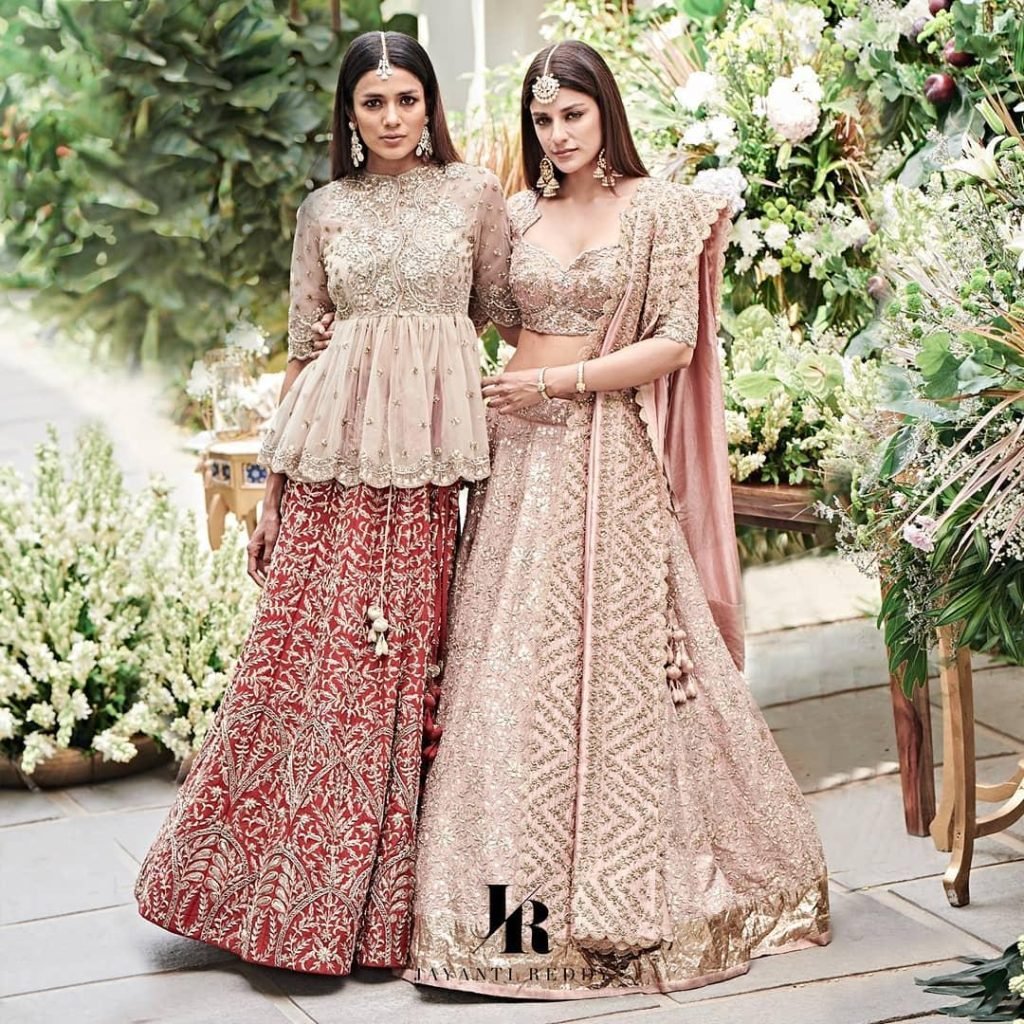 Peplum Blouse and Tulle Skirt