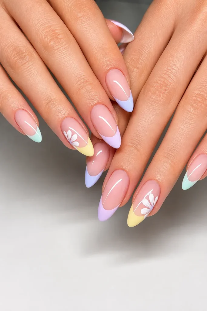Easter Acrylic Nails