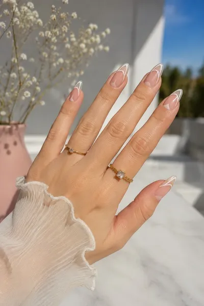 Negative Space French Tip