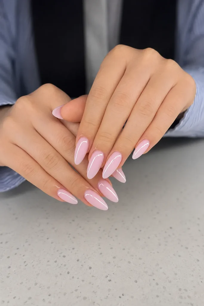 Pink Acrylic Nails
