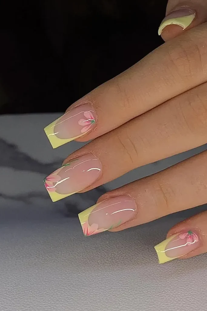 Spring Acrylic Nails