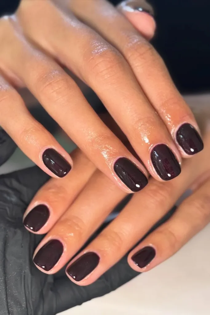 Black Cherry Nails