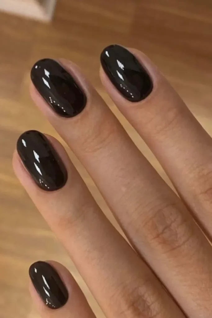 Classic Black Nails