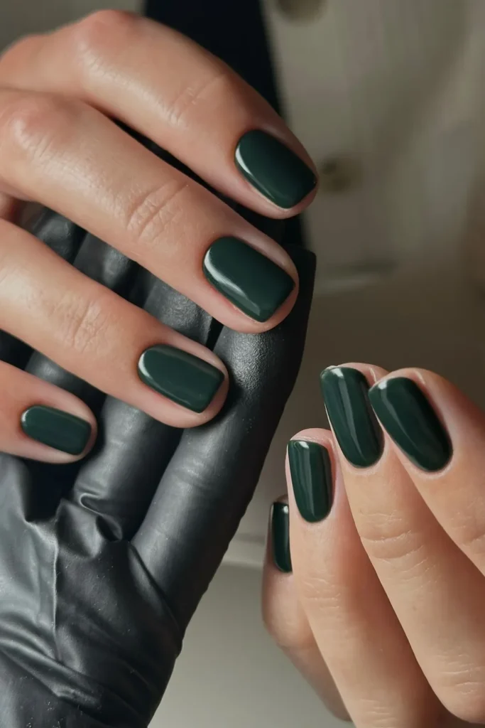 Deep Forest Green Squoval