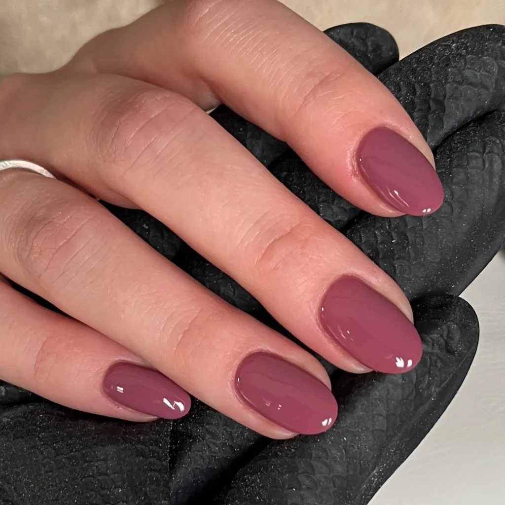 Dusty Mauve Nails
