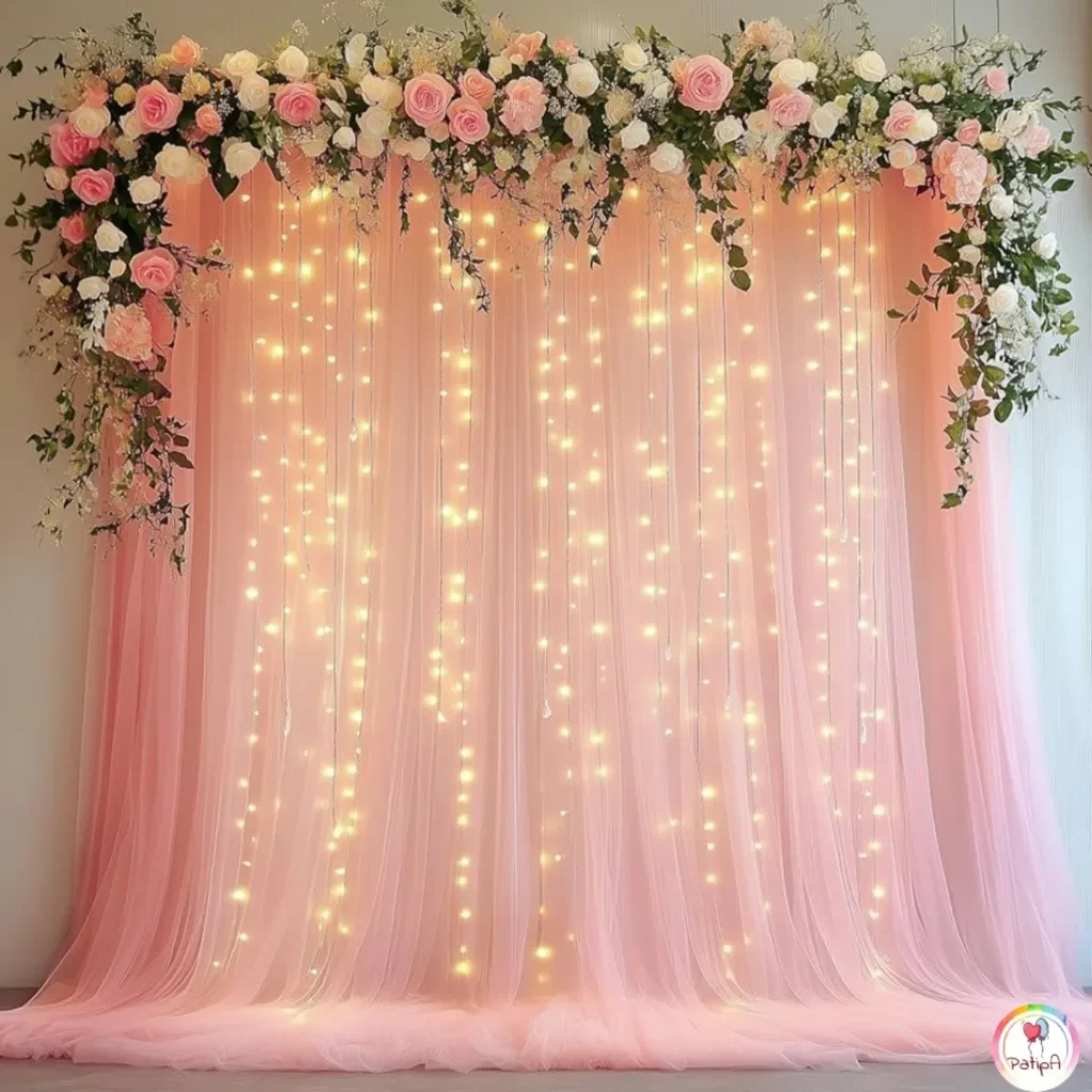 Fairy Light Curtain Backdrop