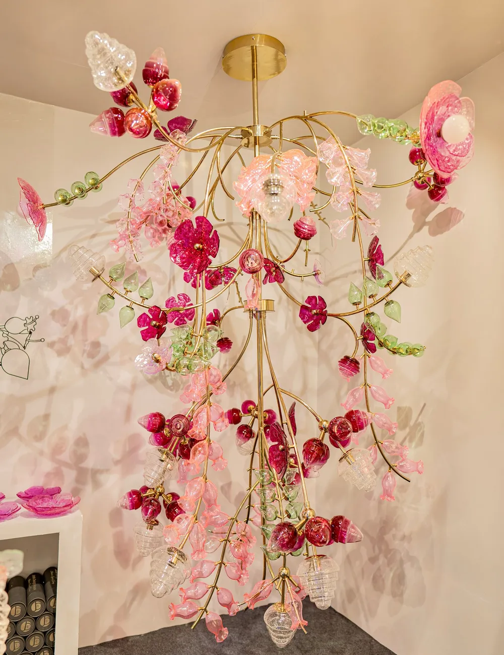 Hanging Floral Chandelier