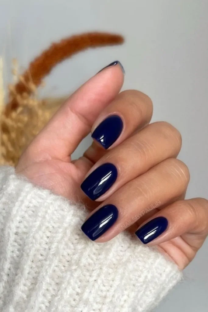 Midnight Blue Nails