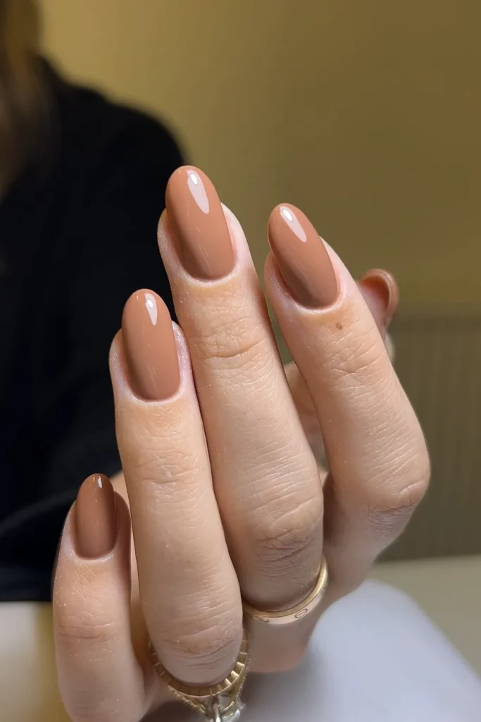 Milk Chocolate Nails
