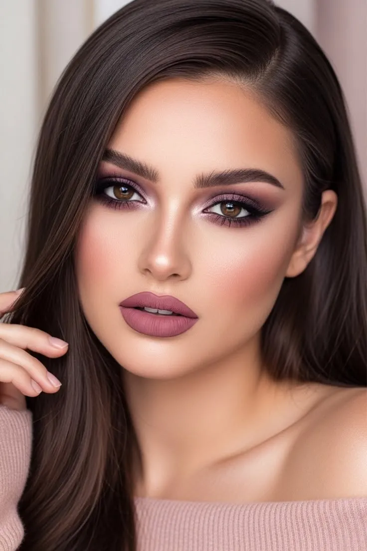 Dusty Mauve Softness
