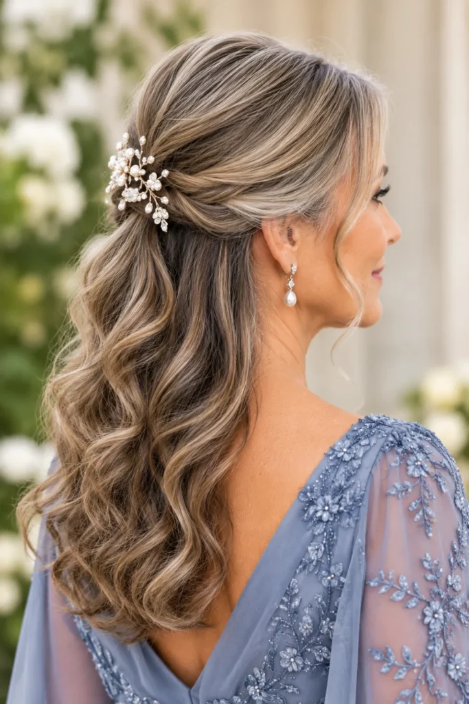 Half-Up, Half-Down Style