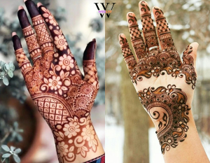 Front Hand Simple Mehndi Design latest