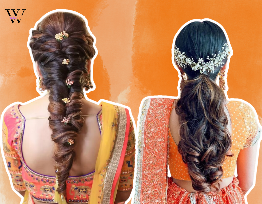 Hairstyles for Haldi Function